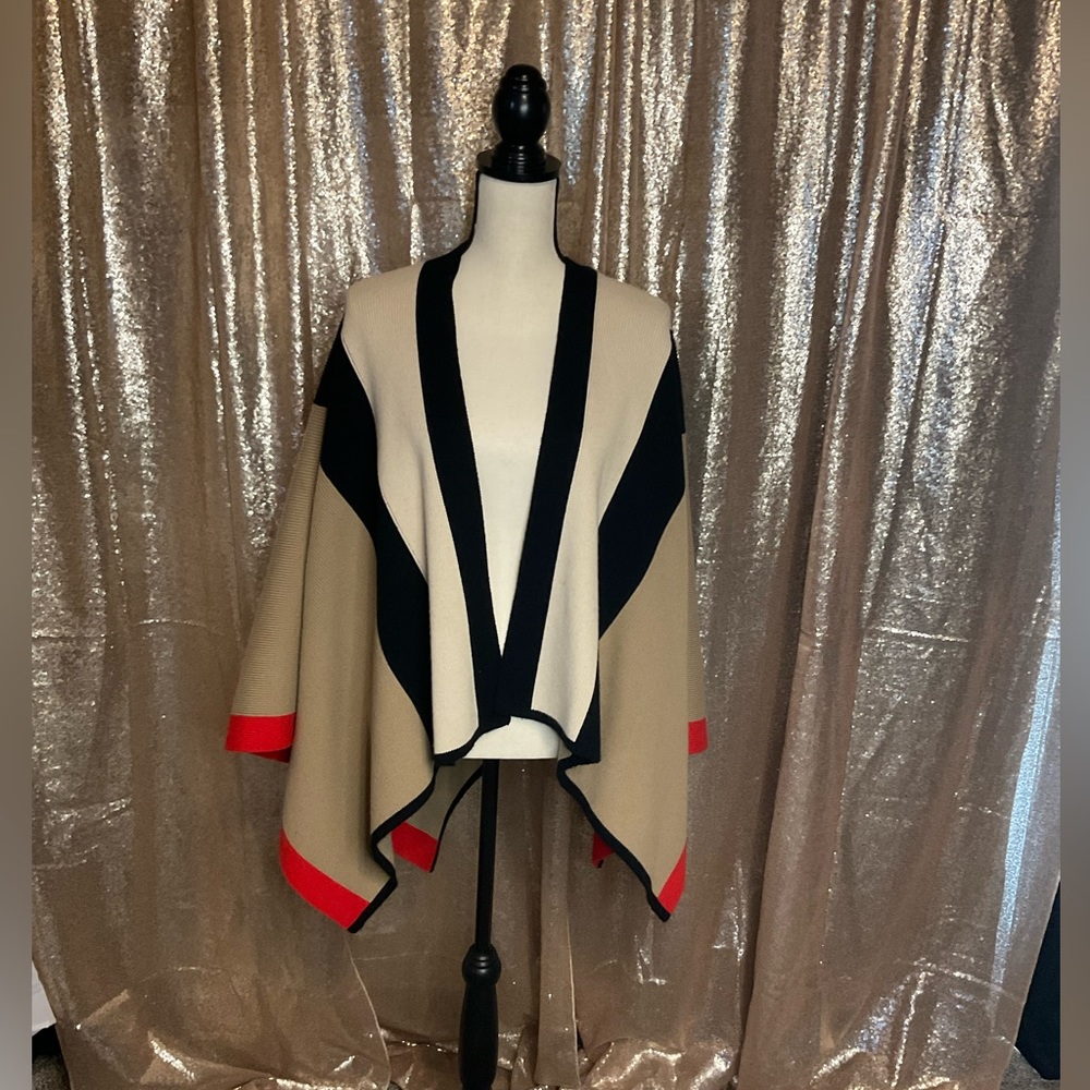 Burberry Shawl Cape - Picture 1 of 8
